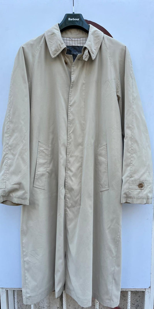 Barbour Trench Travel Mac  da uomo beige Small - Light Spring Trench Beige Jacket size S