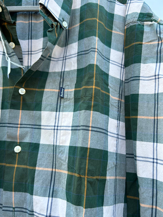 Camicia Barbour in cotone in tartan uk5xl