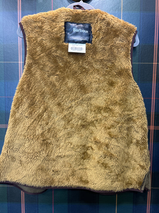 Imbottitura Originale Barbour a pelliccia taglia C40 con zip - Barbour waistcoat size c40 with zip