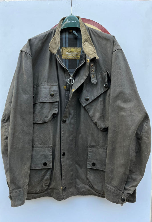 RARE Barbour Black International Suit Gold Label jacket A7 C44/c46 cm L/XLarge