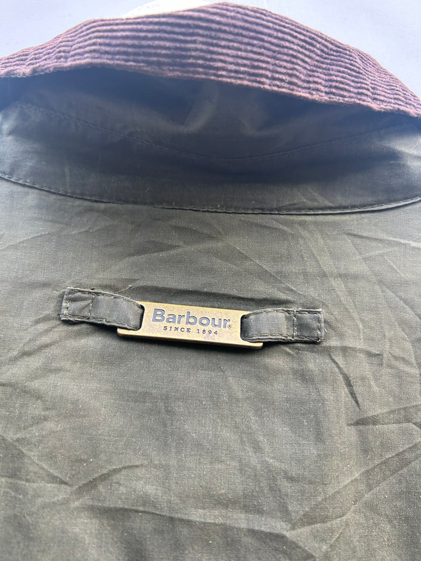 Giacca Barbour verde cerata Livingstone uomo XL - Man Flyweight Olive Livingstone Jacket size XL