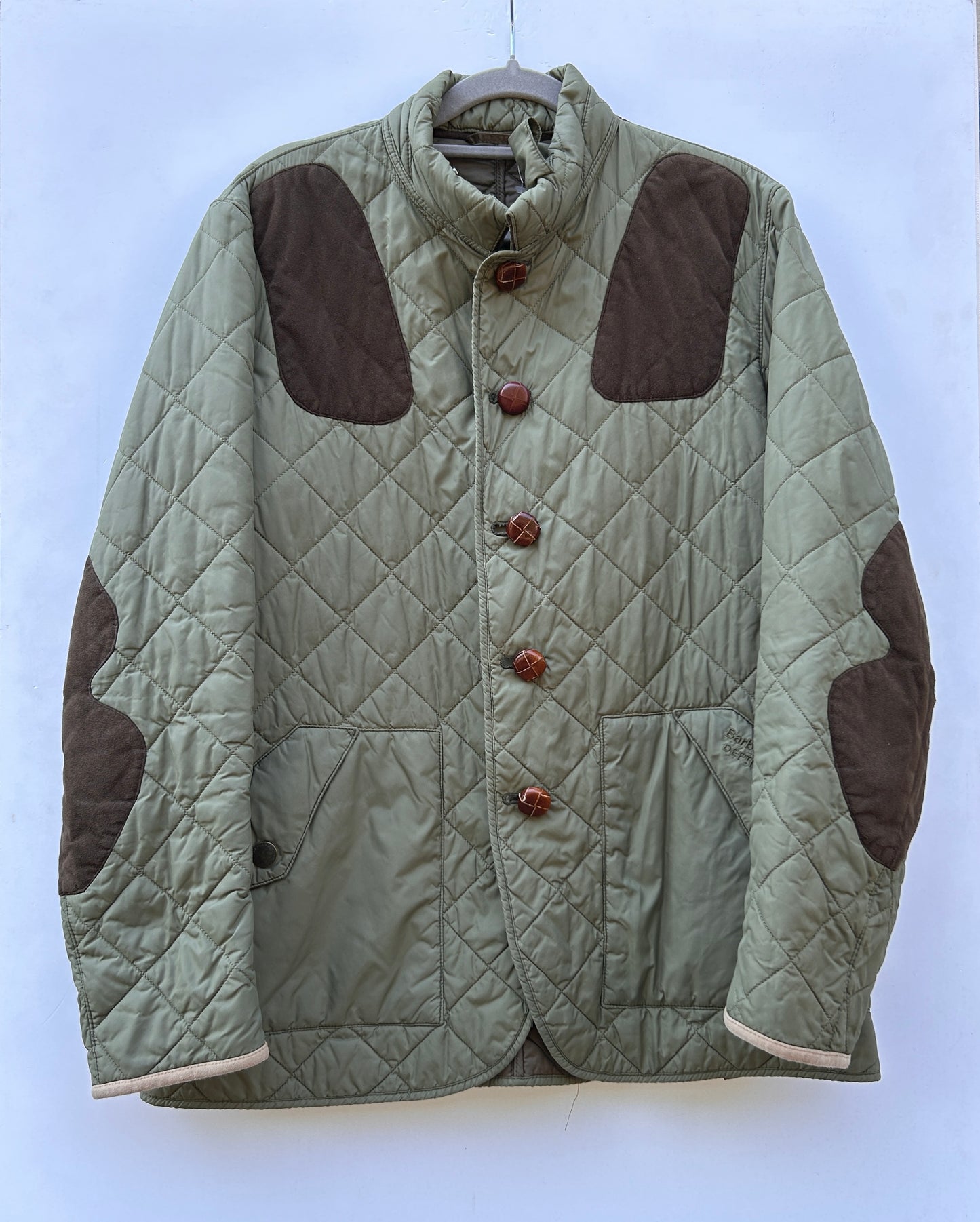 RARA Barbour Giacca verde Small Barbour Sporting Quilt Jacket