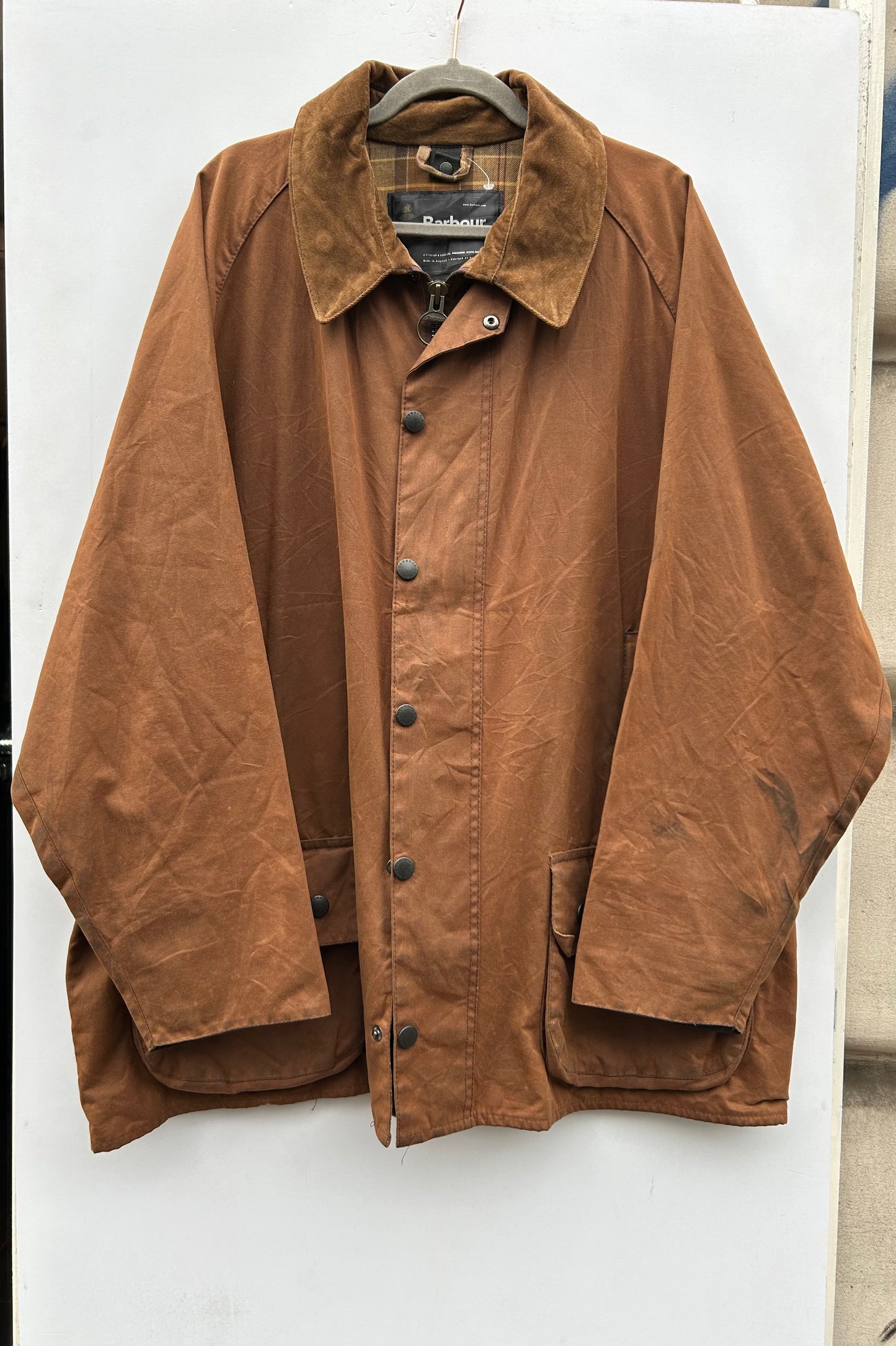 Barbour Giacca Beaufort vintage marrone XXL Man Vintage Wax Beaufort Brown XXL