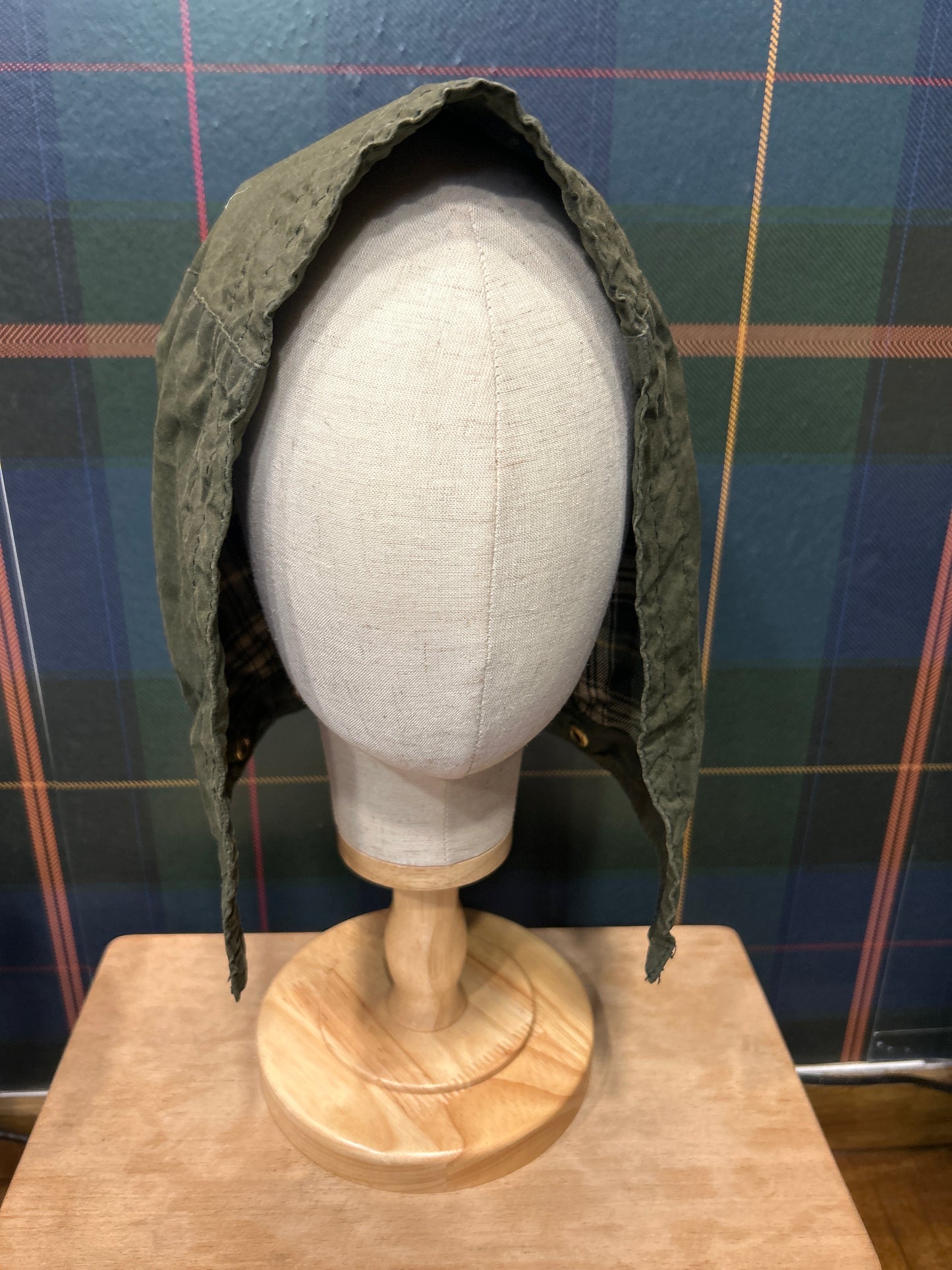 Cappuccio Barbour verde vintage - Waxed vintage Green Hood