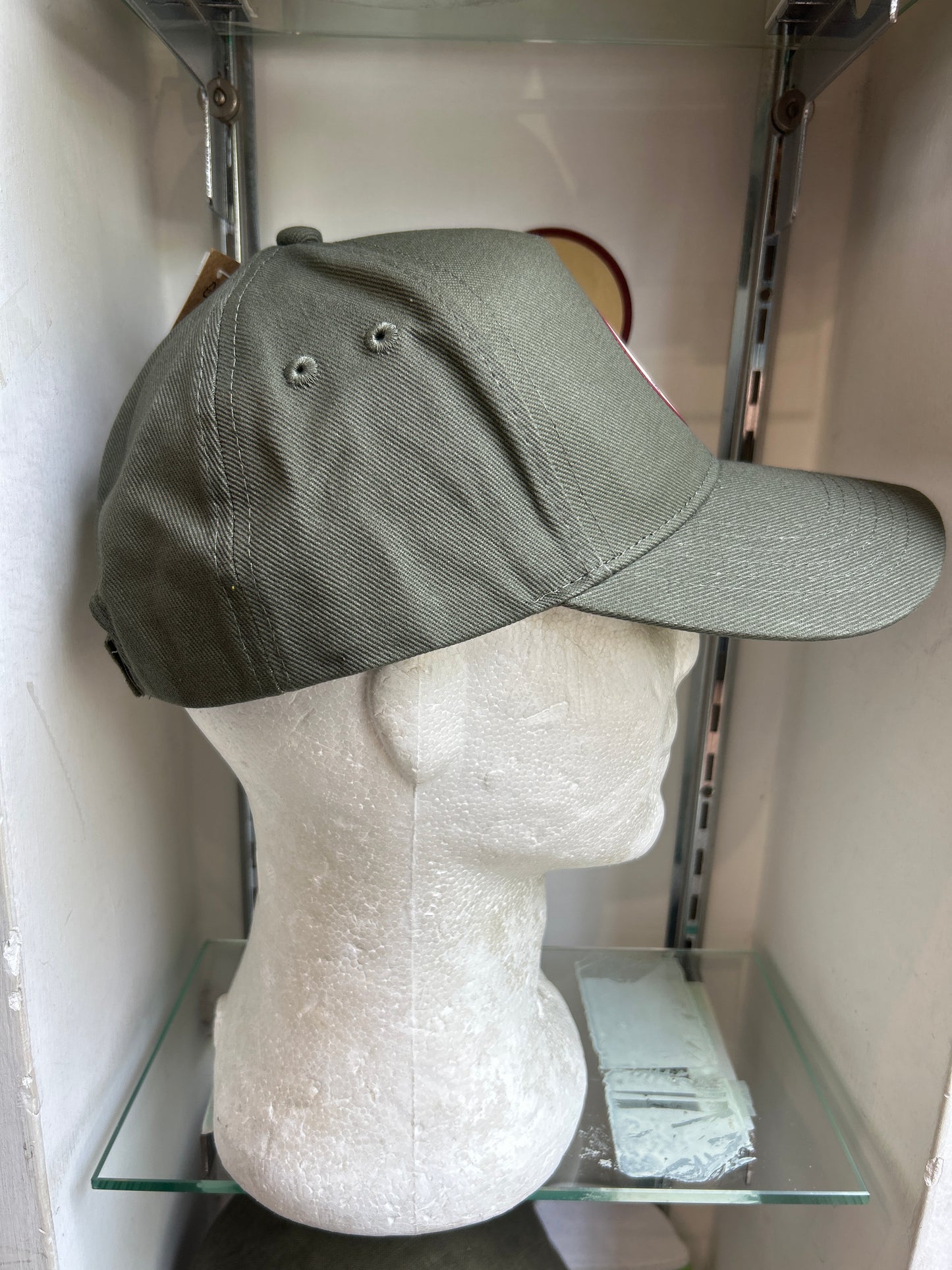 Cappello da Baseball in cotone verde Unisex taglia unica - Baseball cap in cotton green color
