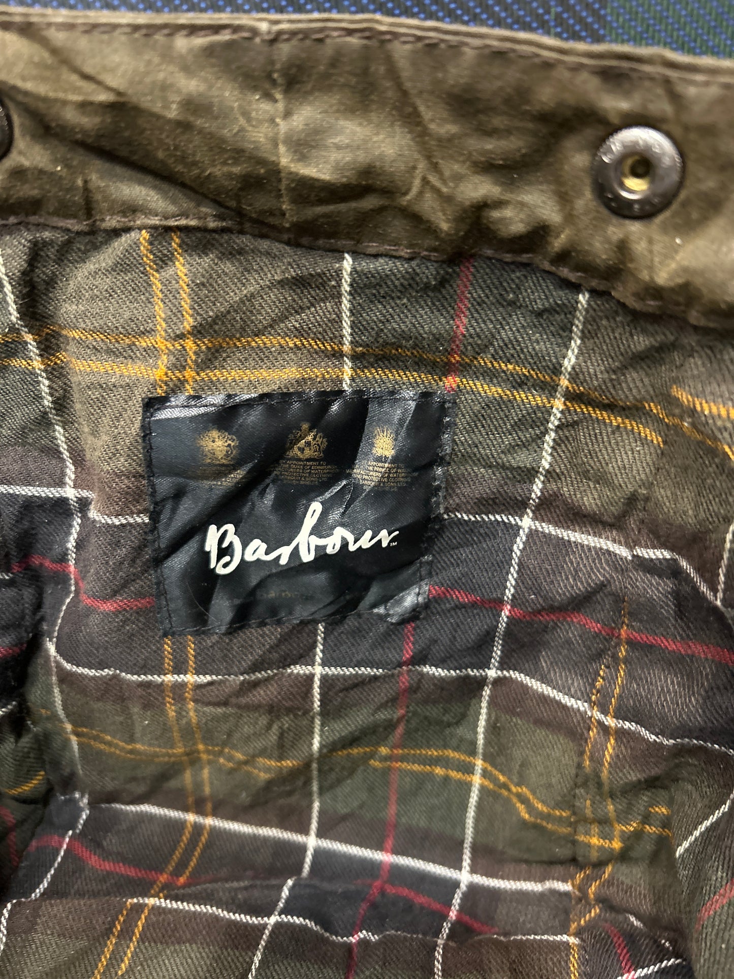 Cappuccio Barbour verde oliva A860 - Waxed Olive Hood A860
