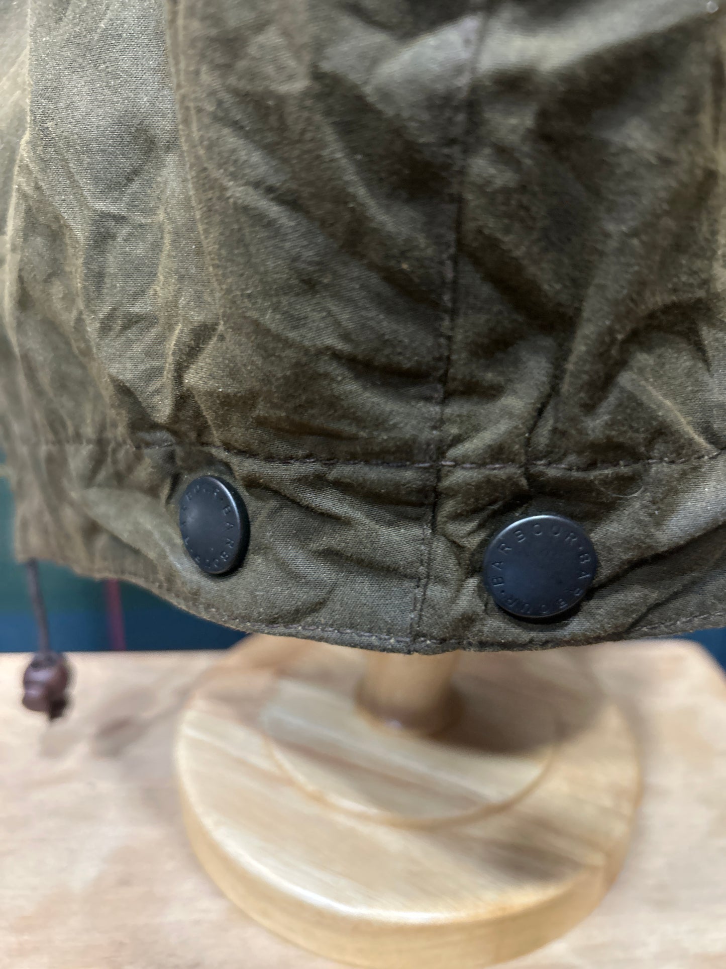 Cappuccio Barbour verde oliva A860 - Waxed Olive Hood A860