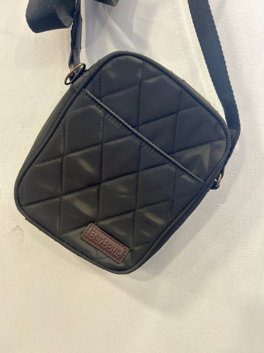 Borsa piccola trapuntata verde con tracolla - Shop In London