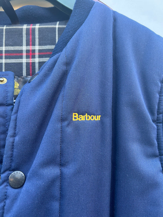 Gilet Barbour Trekker blu Medium - Navy man vintage vest Trekker size M