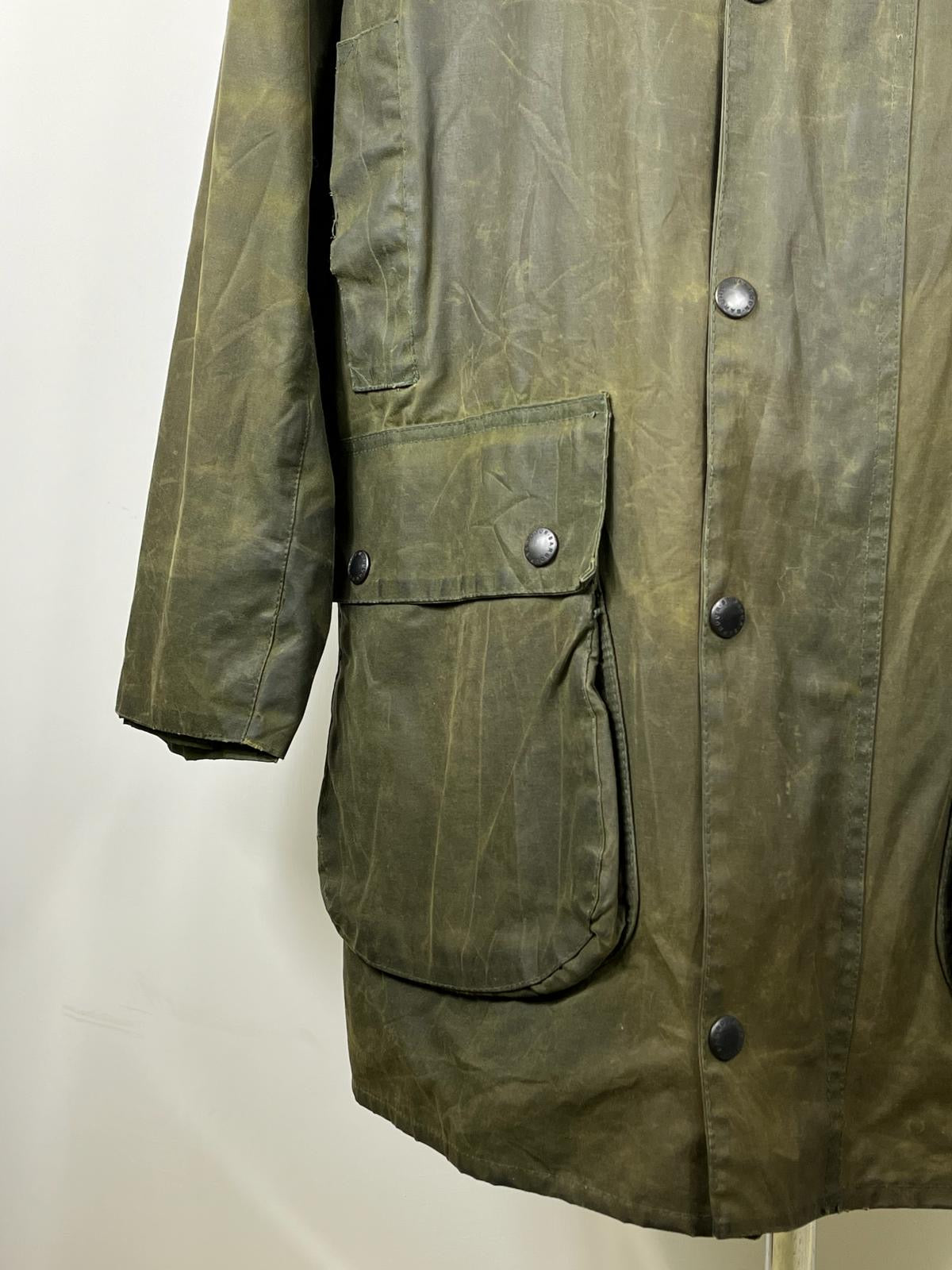Giacca Barbour Vintage Northumbria C44/112cm-Green Northumbria Wax Jacket L/XL