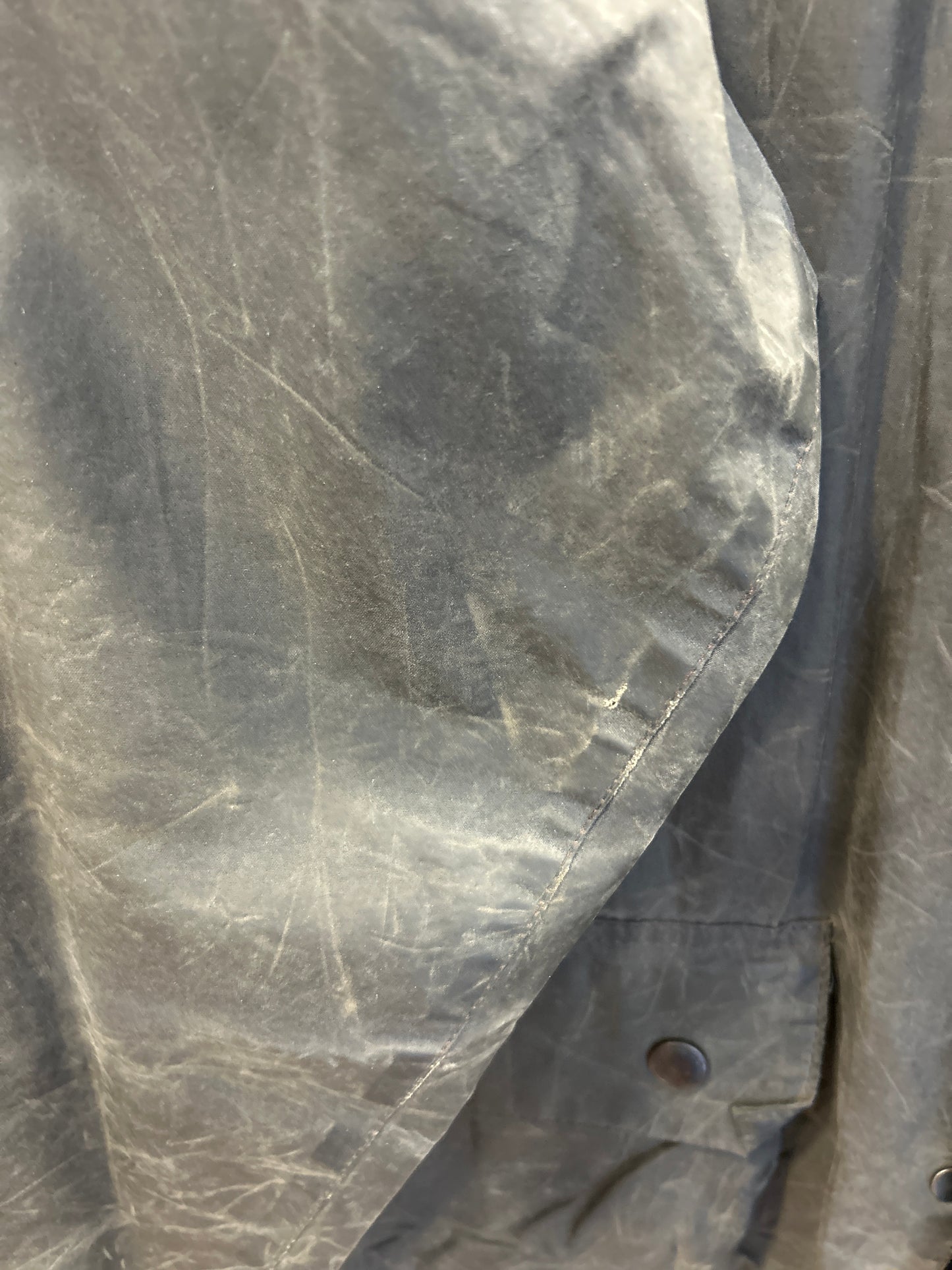 Barbour Giacca Beaufort blu vintage C48/122 cm Man Navy waxed Beaufort Jacket size XL - Shop In London