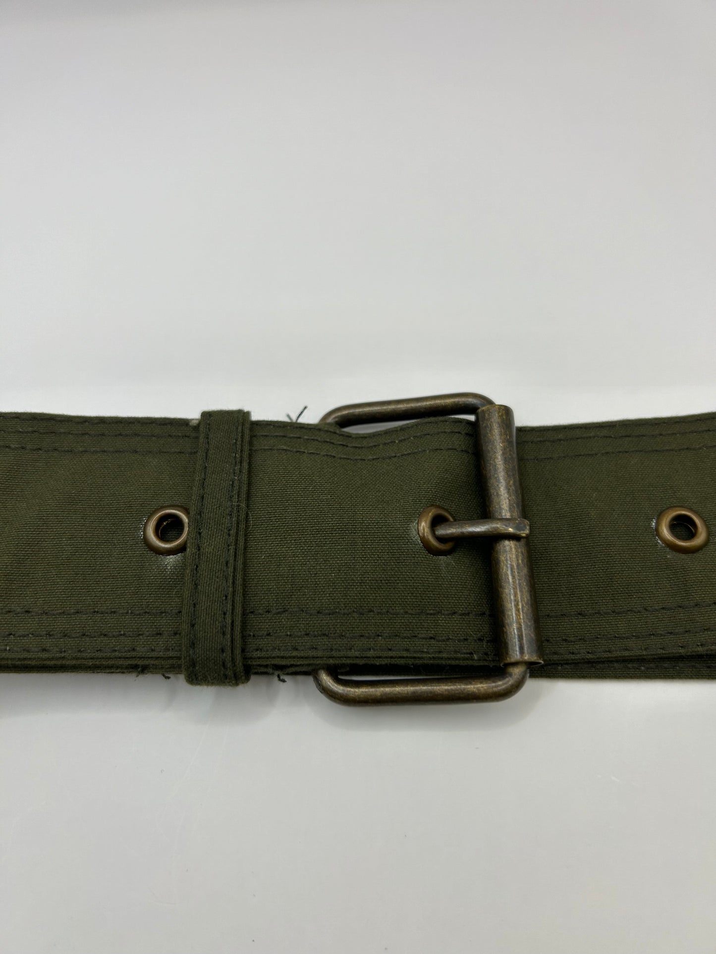 Cintura verde cerata per Barbour da moto - Green wax replacement belt