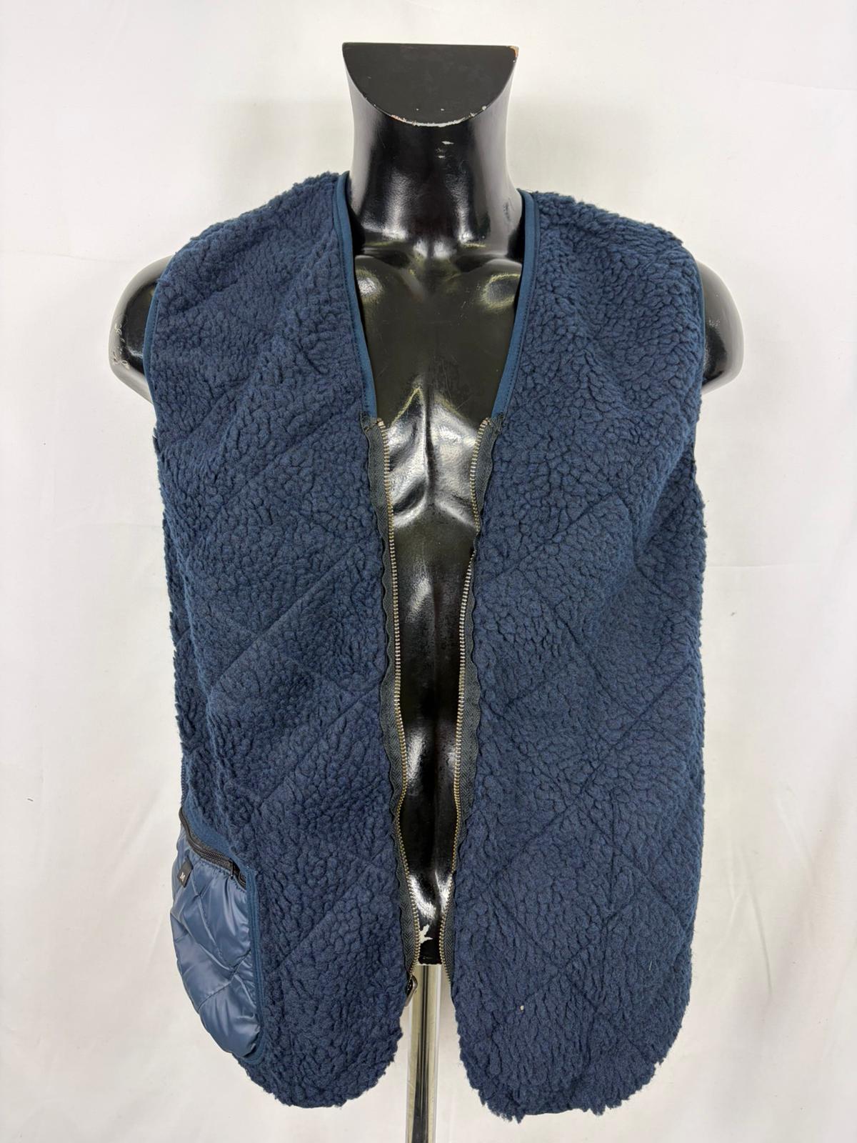 Gilet Imbottitura nuova Blu con zip compatibile per Barbour - Shop In London