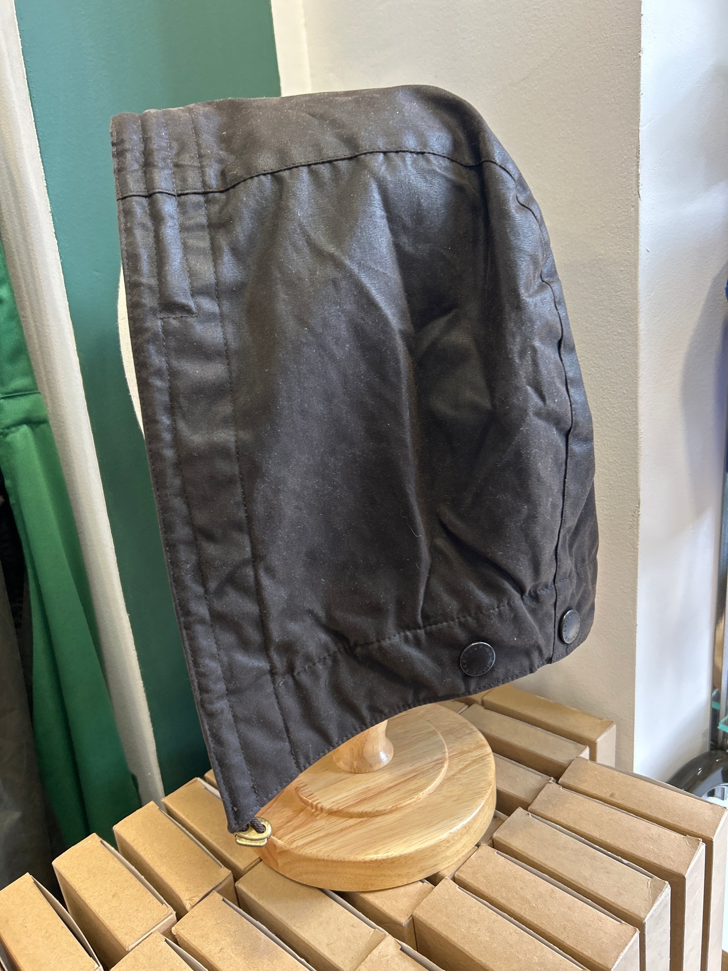 Cappuccio Barbour oliva DURACOTTON Taglia Unica -Oliva  Duracotton hood A137 - Shop In London