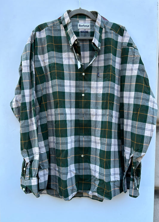 Camicia Barbour in cotone in tartan uk5xl