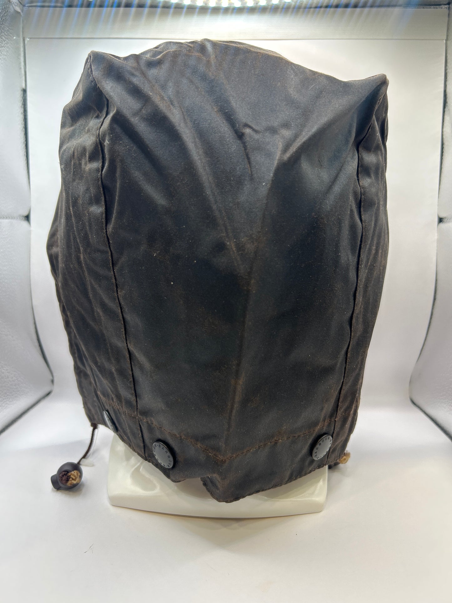 Cappuccio Barbour vintage marrone Taglia Unica - Brown Vintage Waxed Hood