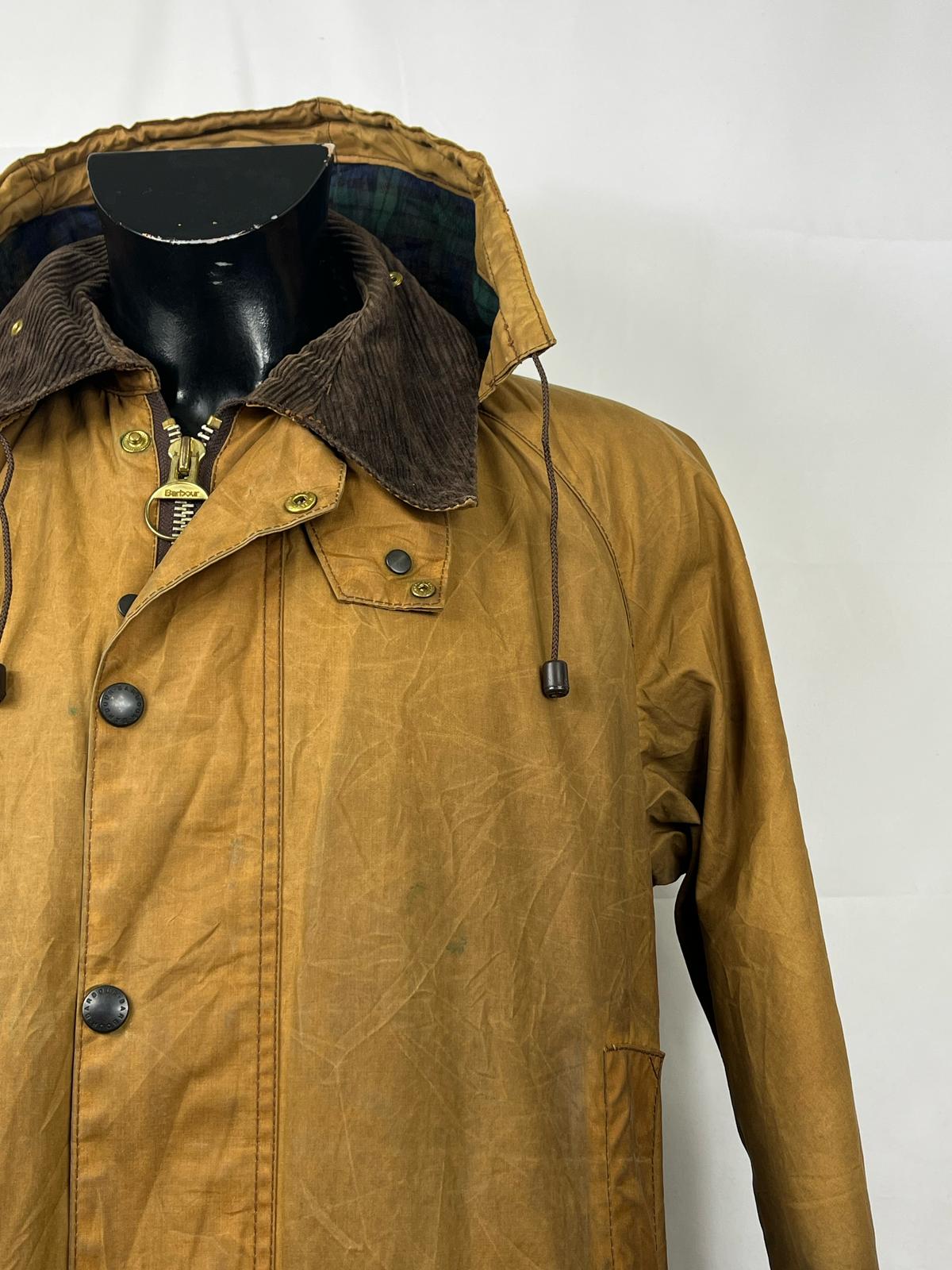 RARO Barbour Giacca Beaufort Beige vintage C40/102 cm Sandstone Beaufort Jacket Medium