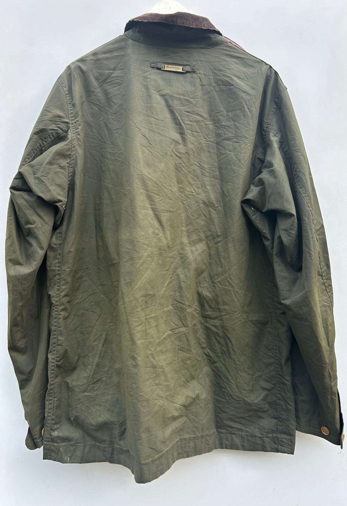 Giacca Barbour verde cerata Livingstone uomo XL - Man Flyweight Olive Livingstone Jacket size XL