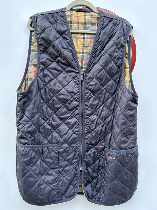 Gilet Barbour Trapuntato Blu 44 navy  Quilted Waistcoat L