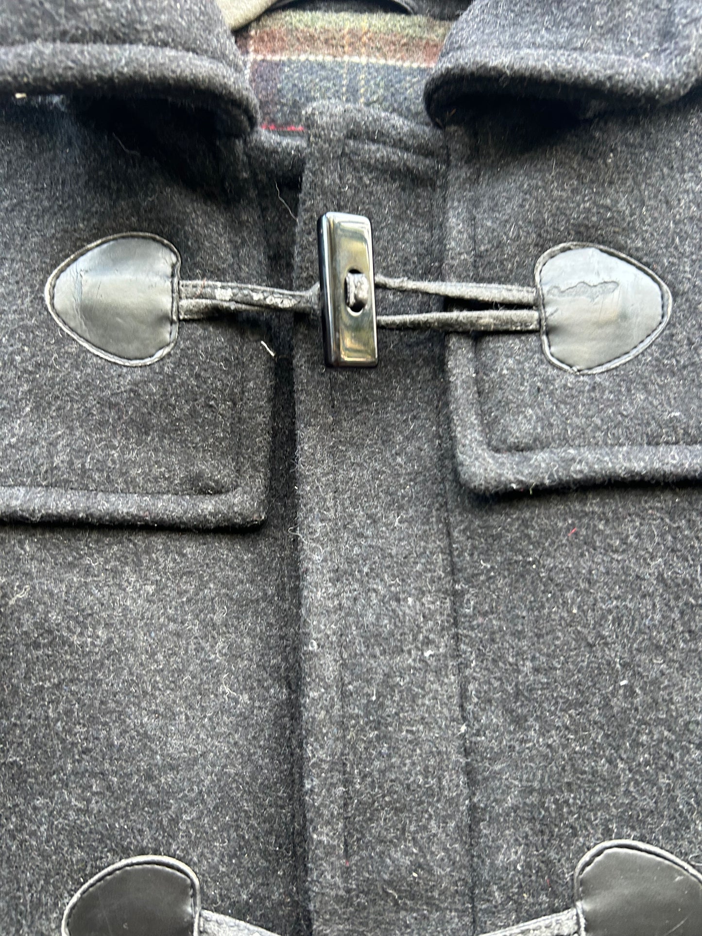 Cappotto Barbour Montgomery Bambino Grigio 10-11 anni - Classic Children Charcoal Duffle Coat Size L