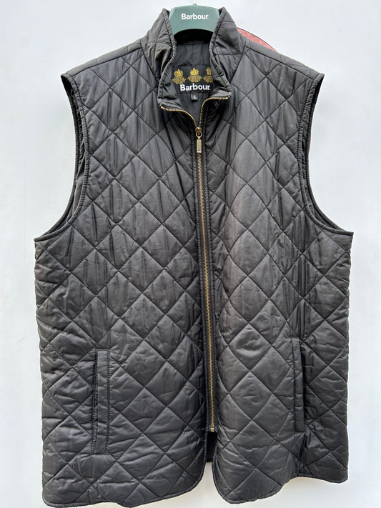 Gilet Barbour Trapuntato nero XL Quilted Waistcoat XL