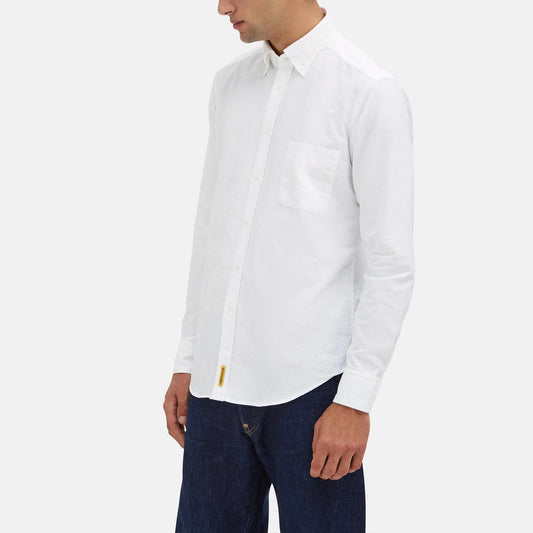 Camicia Bradford in cotone in tessuto Oxford Bianca regular fit by B.D. BAGGIES
