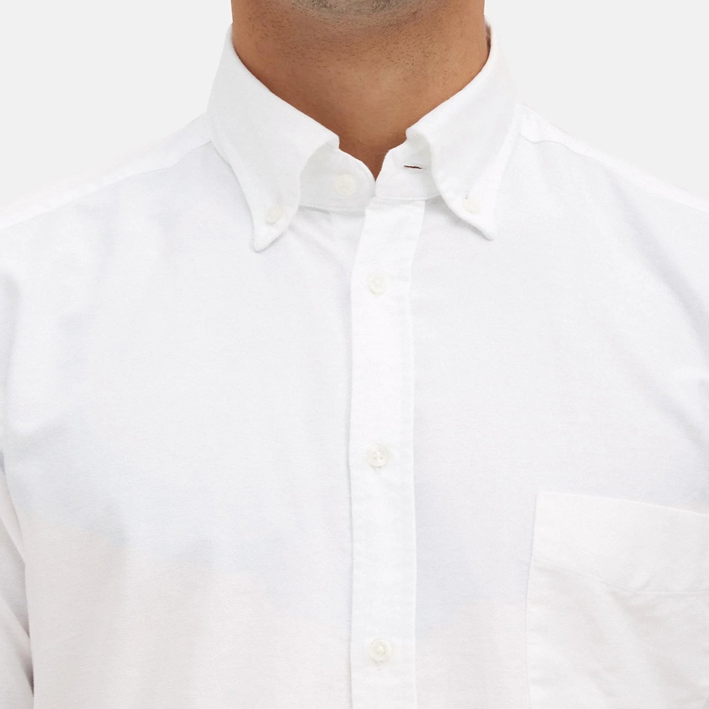 Camicia Bradford in cotone in tessuto Oxford Bianca regular fit by B.D. BAGGIES