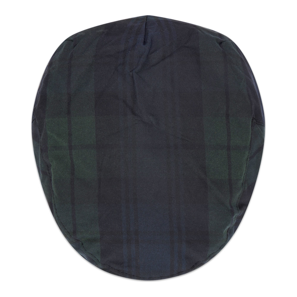 Coppola cerata nuova inglese fantasia Black Watch - New Black Watch waxed flat cap