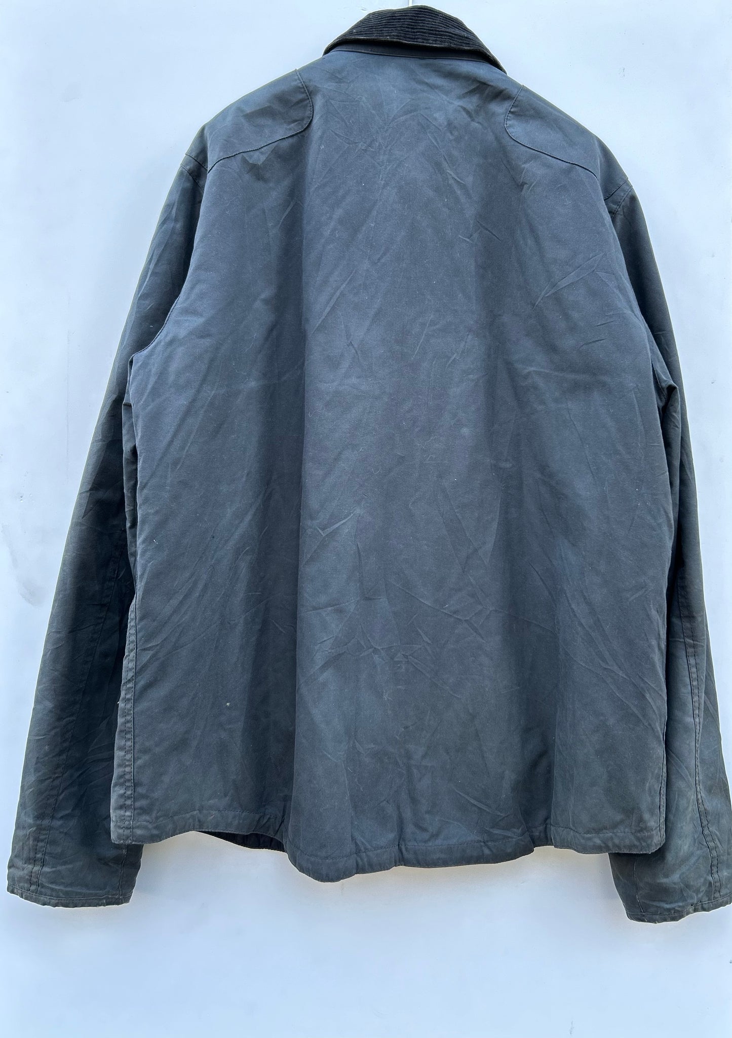Barbour Giacca Uomo Reelin Blu XLarge- Man Waxed Navy Jacket size XL