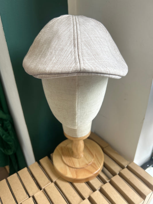 Coppola becco d'anatra in cotone beige taglia unica -Six Panel duck bill cap beige one size - Shop In London