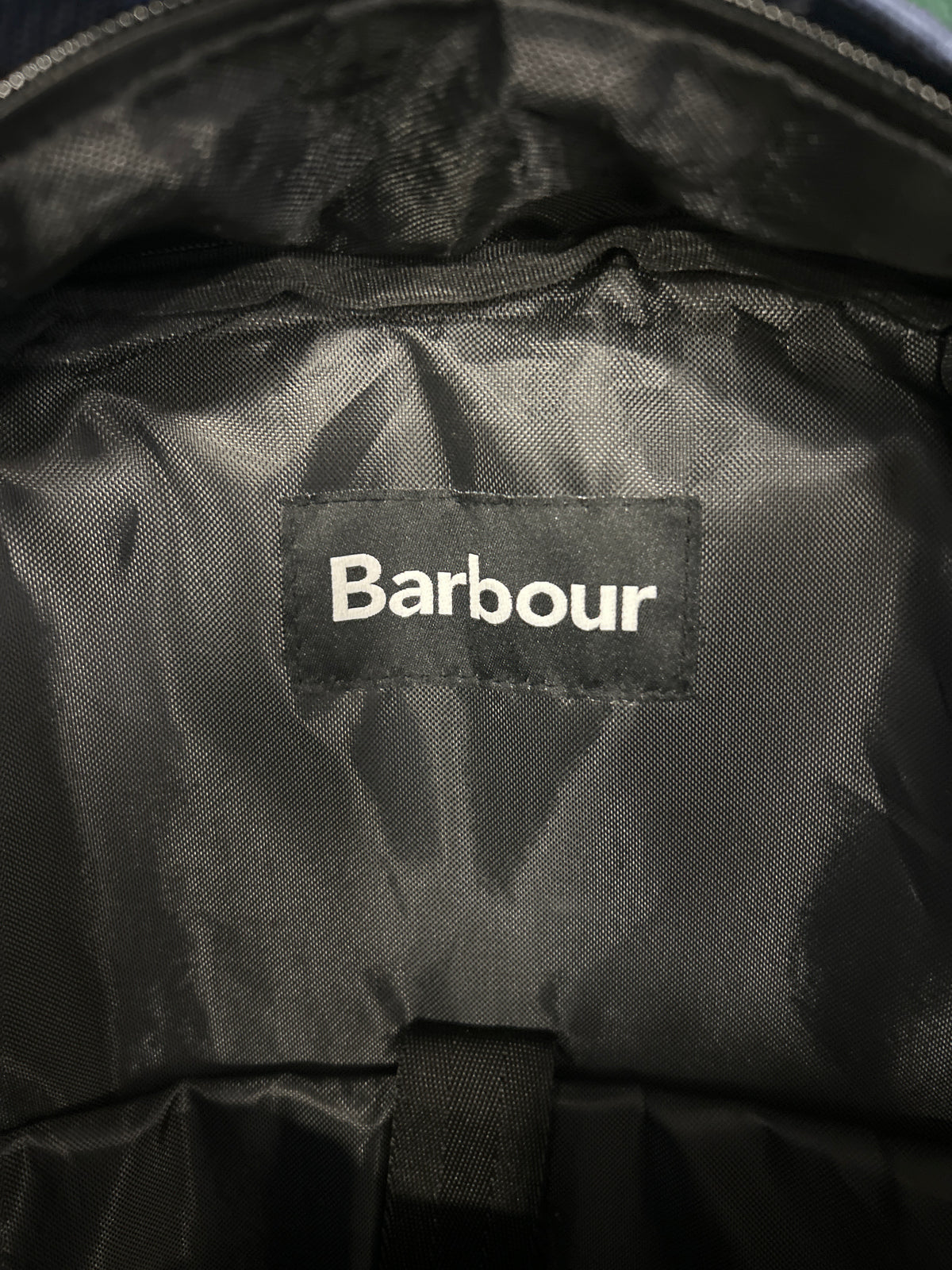 Zaino Barbour blu in tela Navy Barbour backpack