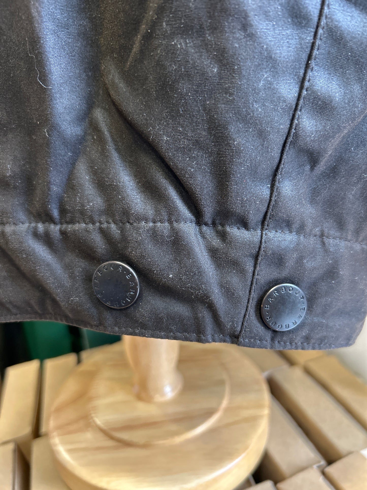 Cappuccio Barbour oliva DURACOTTON Taglia Unica -Oliva  Duracotton hood A137 - Shop In London