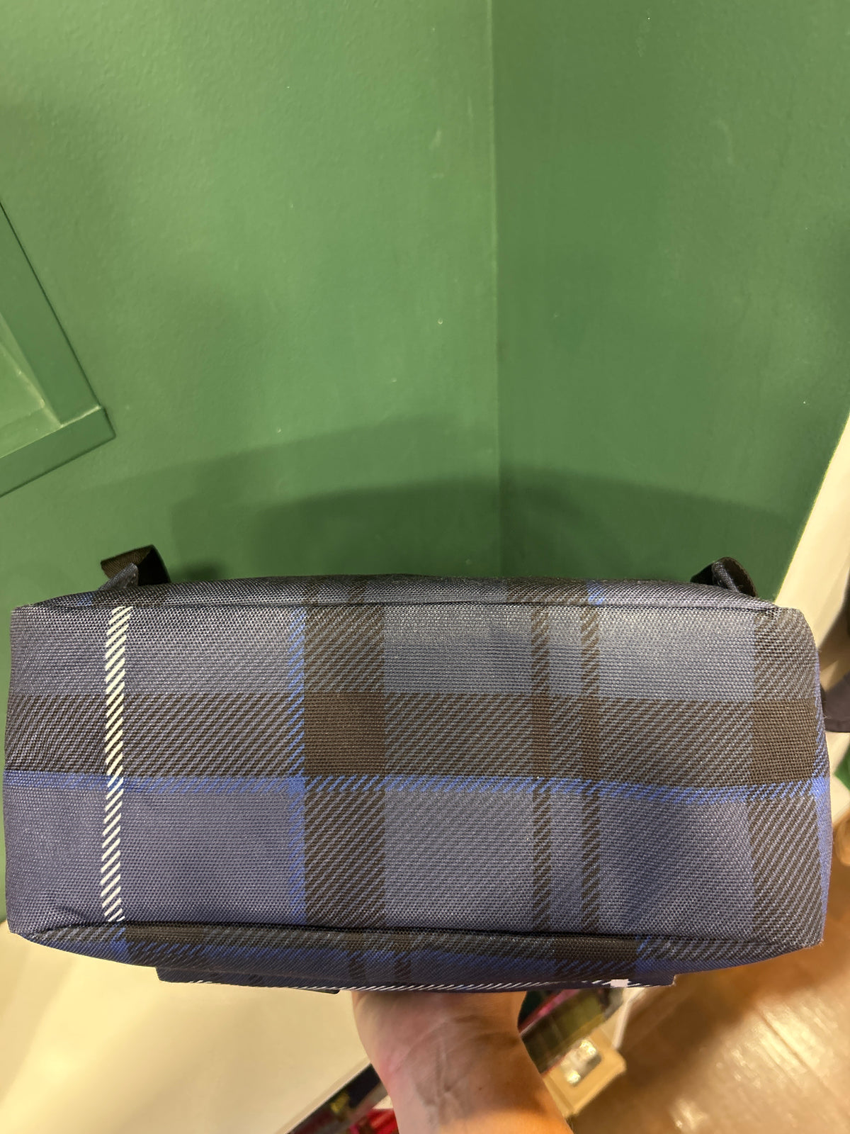 Zaino Barbour blu in tela Navy Barbour backpack
