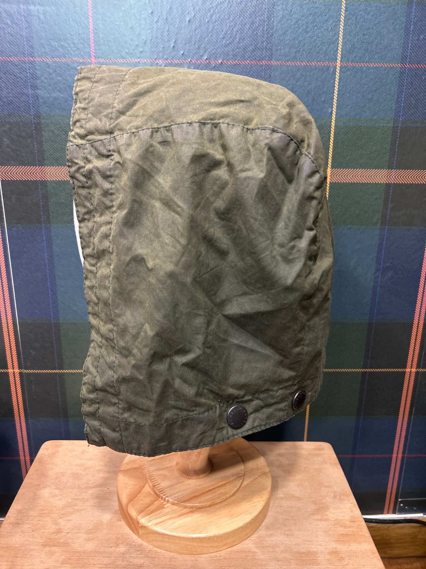 Cappuccio Barbour verde vintage - Waxed vintage Green Hood