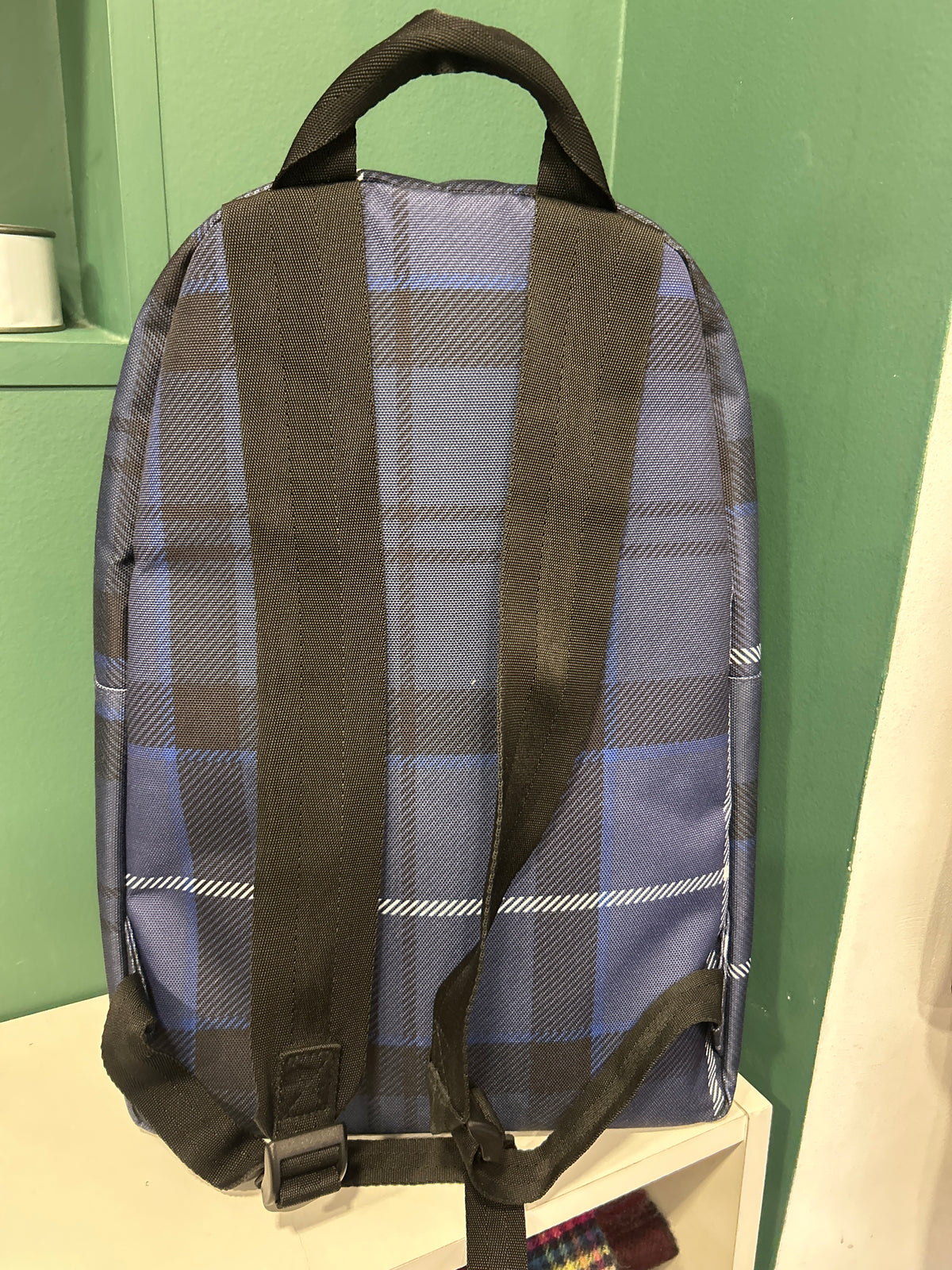 Zaino Barbour blu in tela Navy Barbour backpack