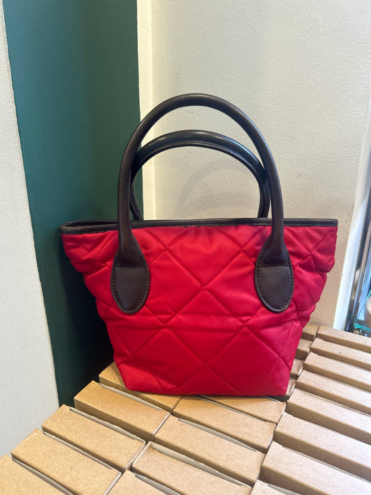 Borsa piccola Barbour rossa impermeabile Lady Bag - Shop In London