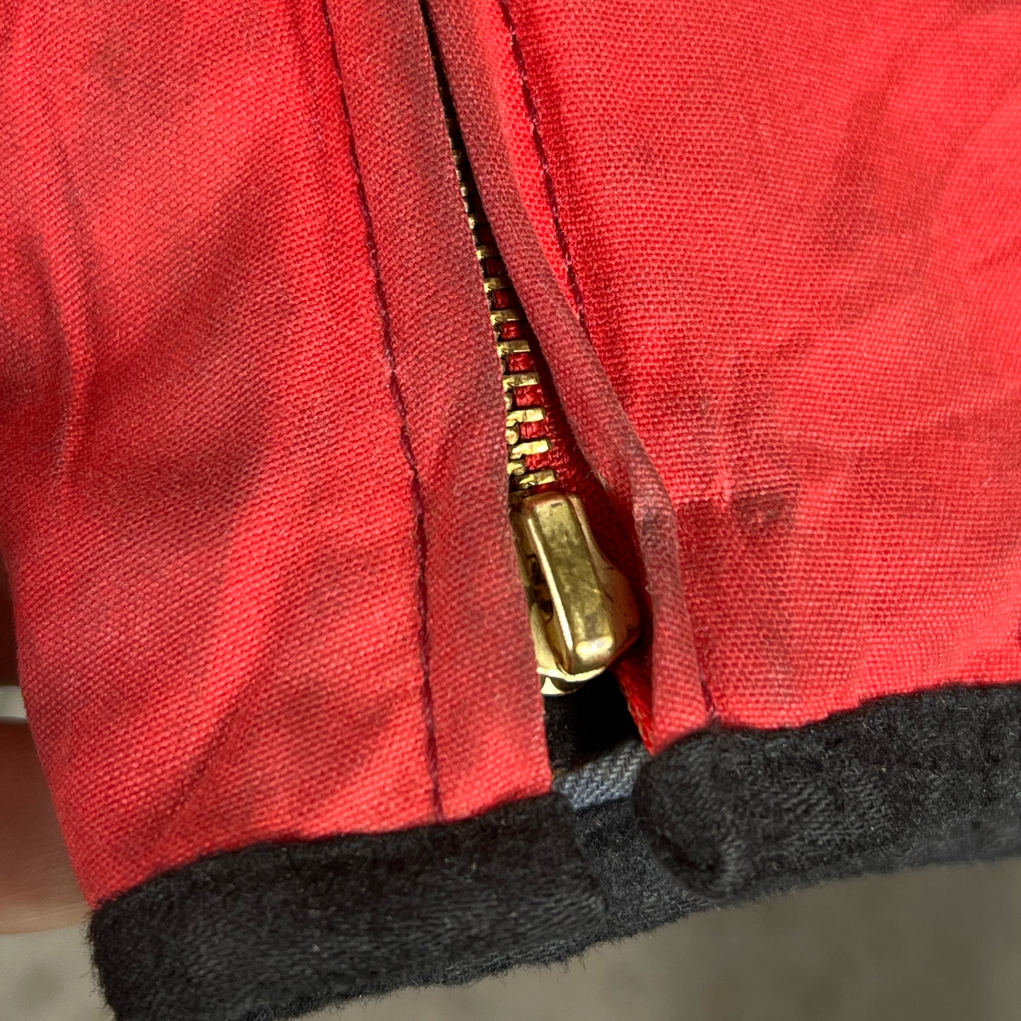 Barbour Giacca corta rossa donna Tg. 42 SMU Red Wax Utility Jacket Size UK14