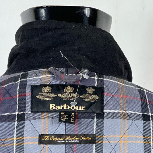 Barbour Giacca corta rossa donna Tg. 42 SMU Red Wax Utility Jacket Size UK14