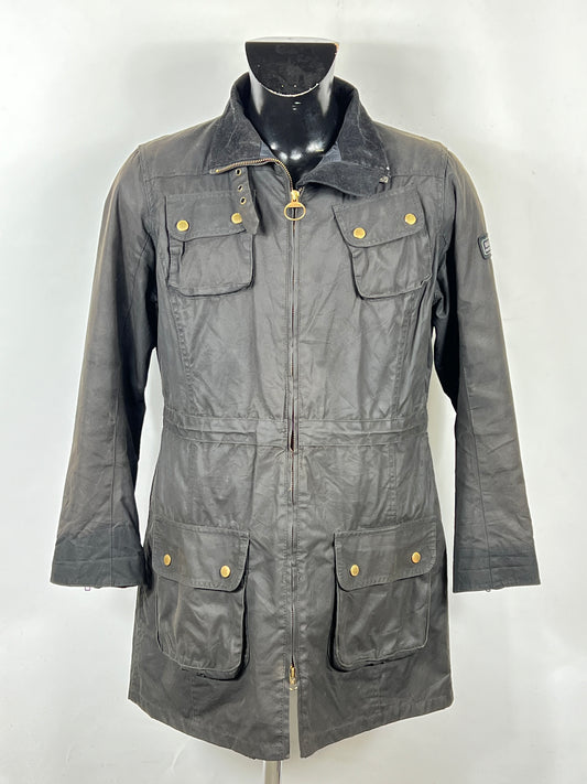 Giacca Barbour Donna nera imbottita UK14 -Lady Black jacket size UK14 tg. 42/44