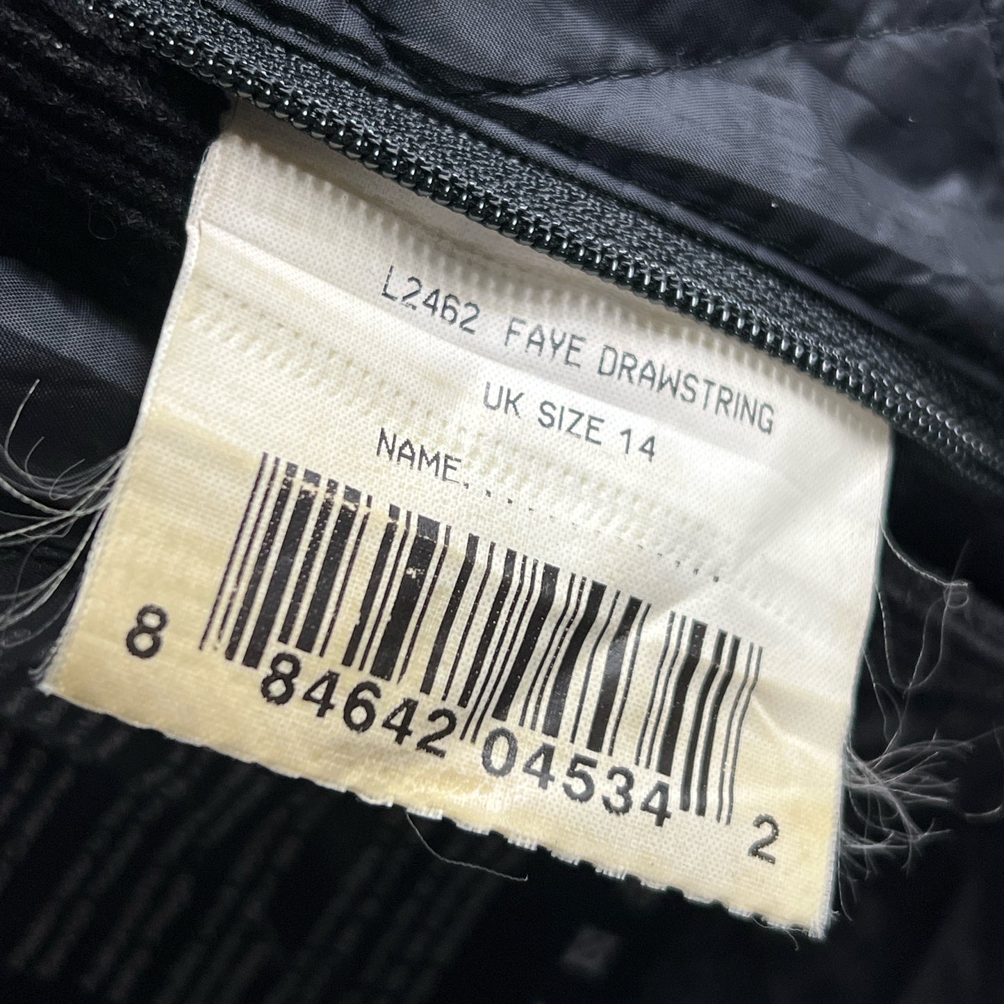 Giacca Barbour nera da donna UK14 tg. 42 ita -Black wax jacket size UK14 Medium
