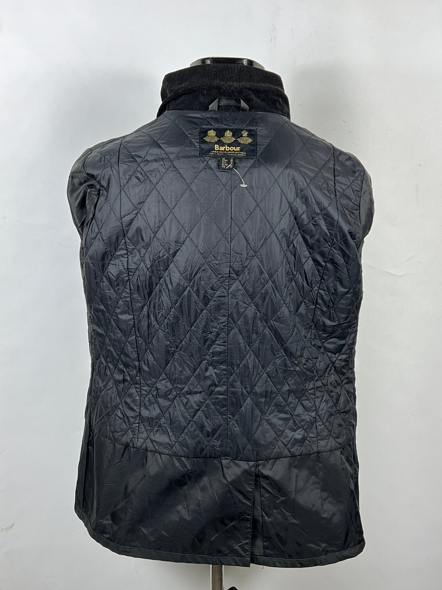 Giacca Barbour nera da donna UK14 tg. 42 ita -Black wax jacket size UK14 Medium