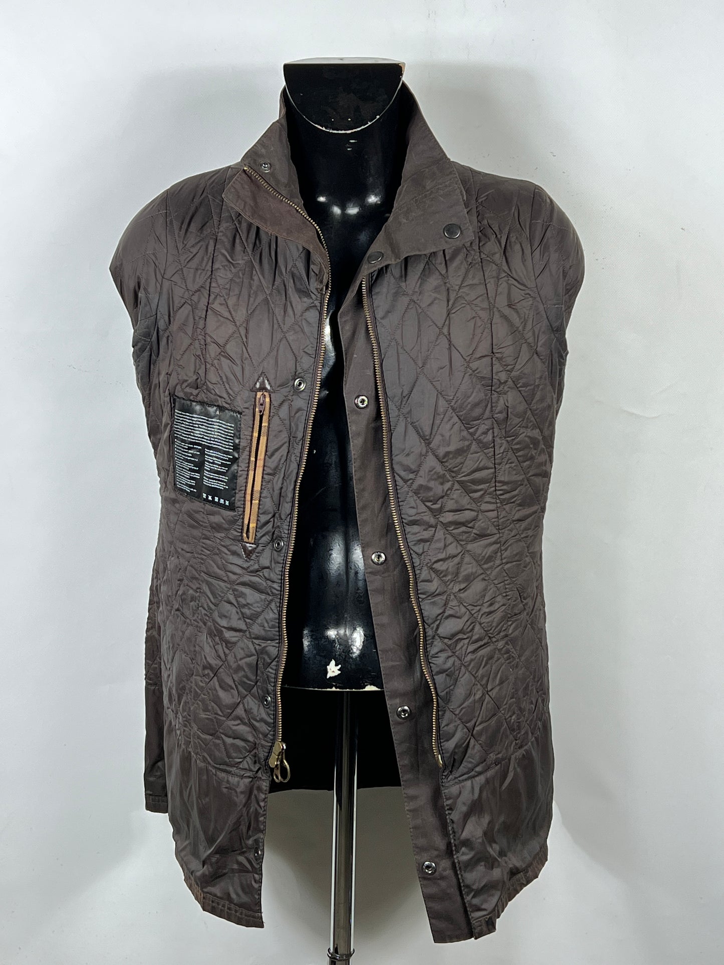 Barbour Giacca marrone Cerata Tg. 44 Lady Brown Wax Jacket uk14 Medium