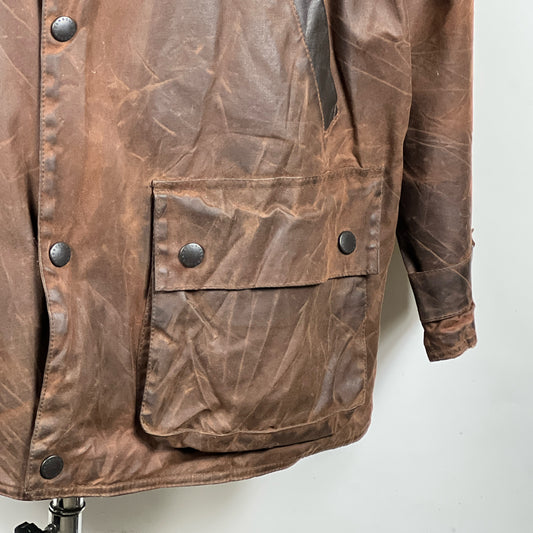 Barbour Giacca Uomo Bushman Marrone XLarge- Man Wax Brown Jacket Size XLarge