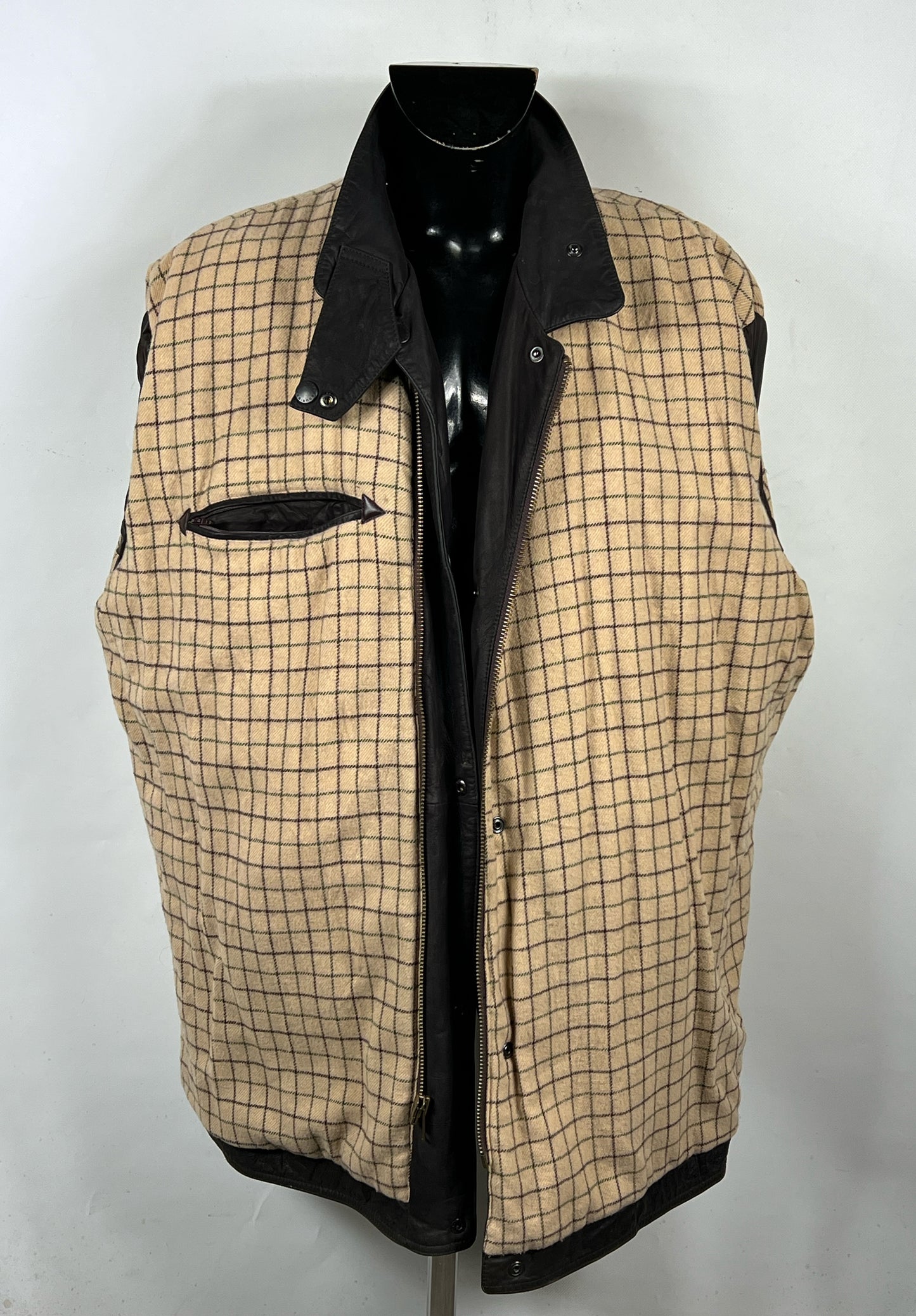 Barbour Giacca Uomo Bushman Marrone XXLarge- Man Brown suede leather Jacket XXL
