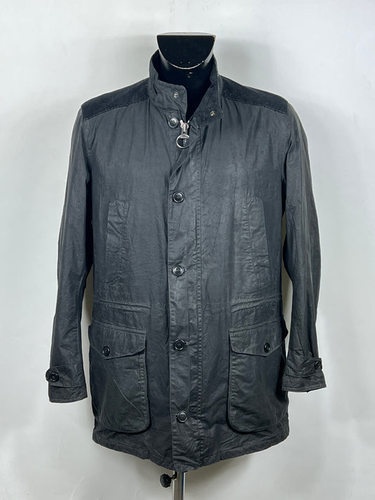 Giacca Barbour nera Crieff Wax Jacket Small -Man black Crieff wax Jacket Size Small