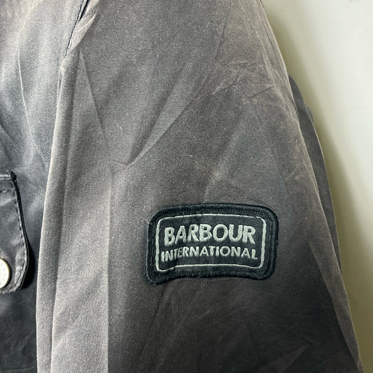 Giacca Barbour da moto Duke nero S -Man black Duke wax Jacket Size Small