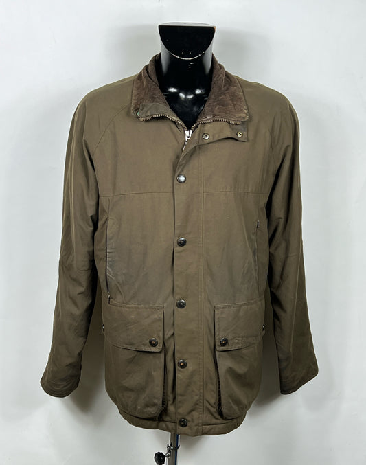 Barbour Giacca Uomo Impermeabile verde Small Man Waterproof green jacket size S