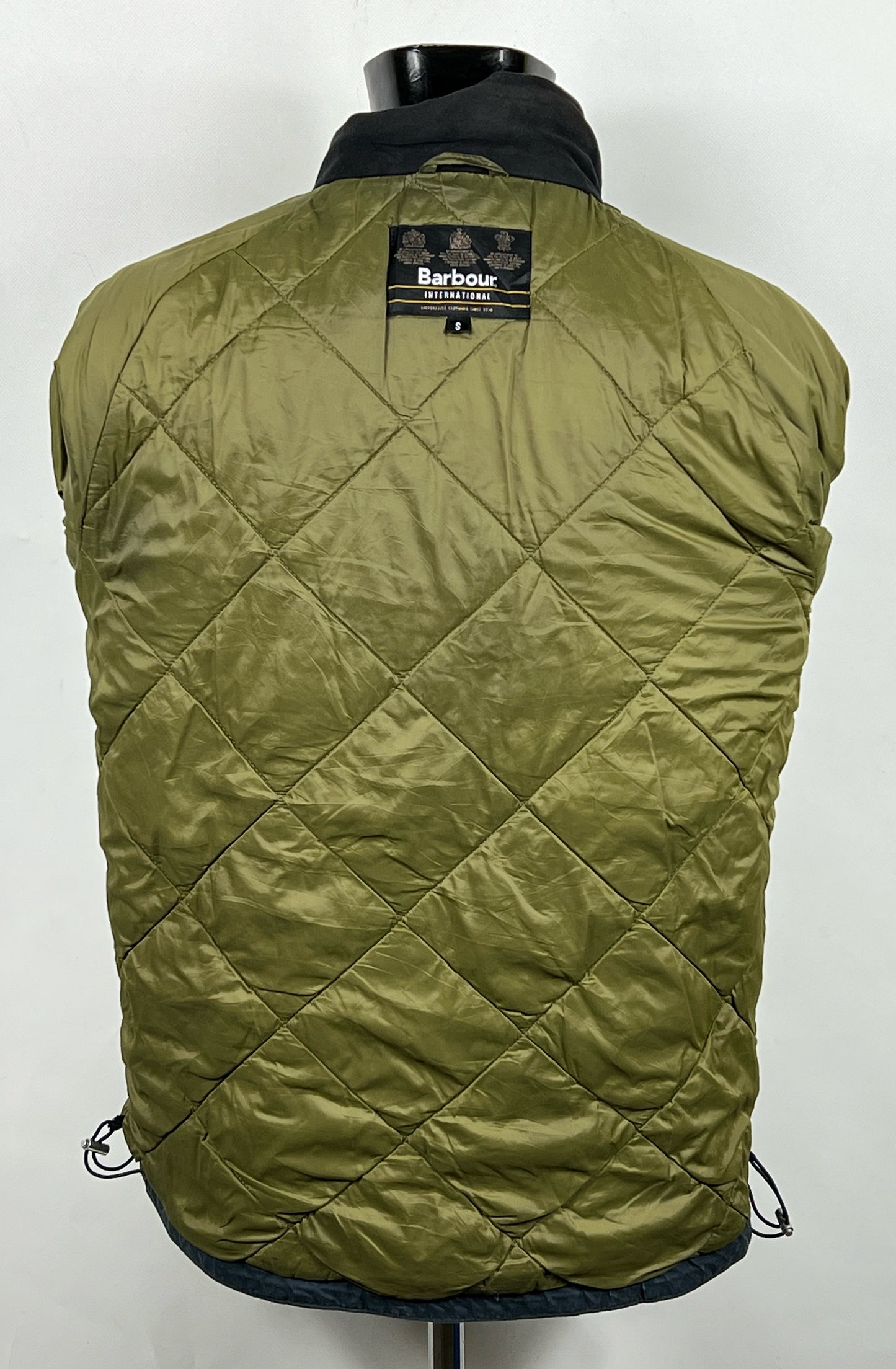 Giacca Barbour International Blu Small- Man Navy International Leeve wax jacket S