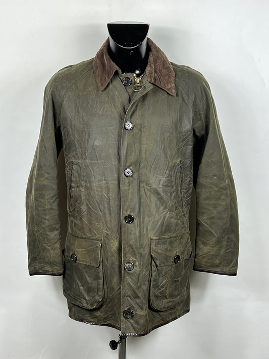 Giacca Barbour Longhurst Verde Small- Man Green wax Longhurst Jacket Size Small