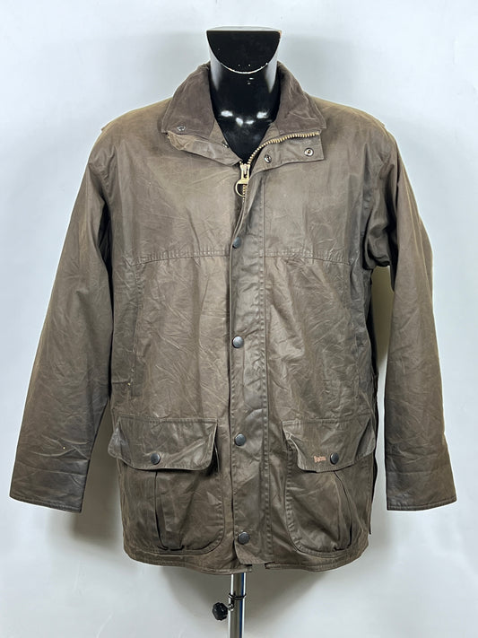 Giacca Barbour Duracotton Marrone Medium -Brown Duracotton Trapper Jacket Size M